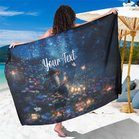 Personalized Iceland Yule Lads Christmas Sarong Merry Kertasnikir Under Vibrant Flowers - Wonder Print Shop