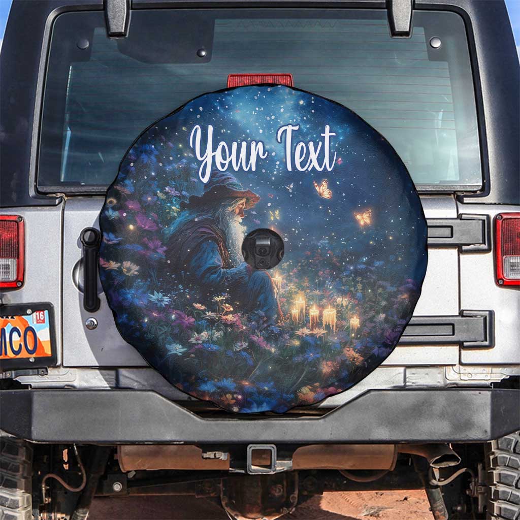 Personalized Iceland Yule Lads Christmas Spare Tire Cover Merry Kertasnikir Under Vibrant Flowers - Wonder Print Shop