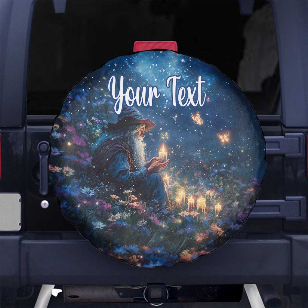 Personalized Iceland Yule Lads Christmas Spare Tire Cover Merry Kertasnikir Under Vibrant Flowers - Wonder Print Shop