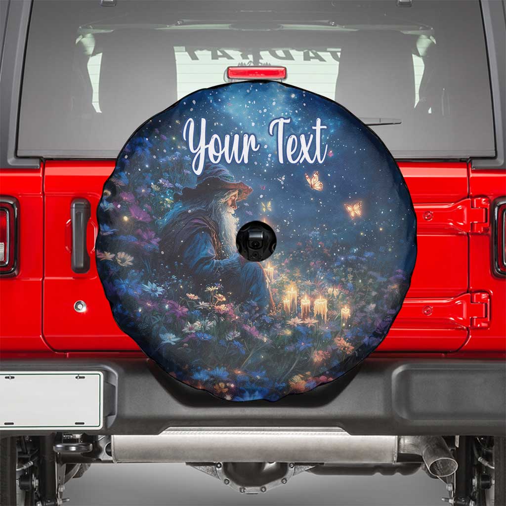 Personalized Iceland Yule Lads Christmas Spare Tire Cover Merry Kertasnikir Under Vibrant Flowers - Wonder Print Shop