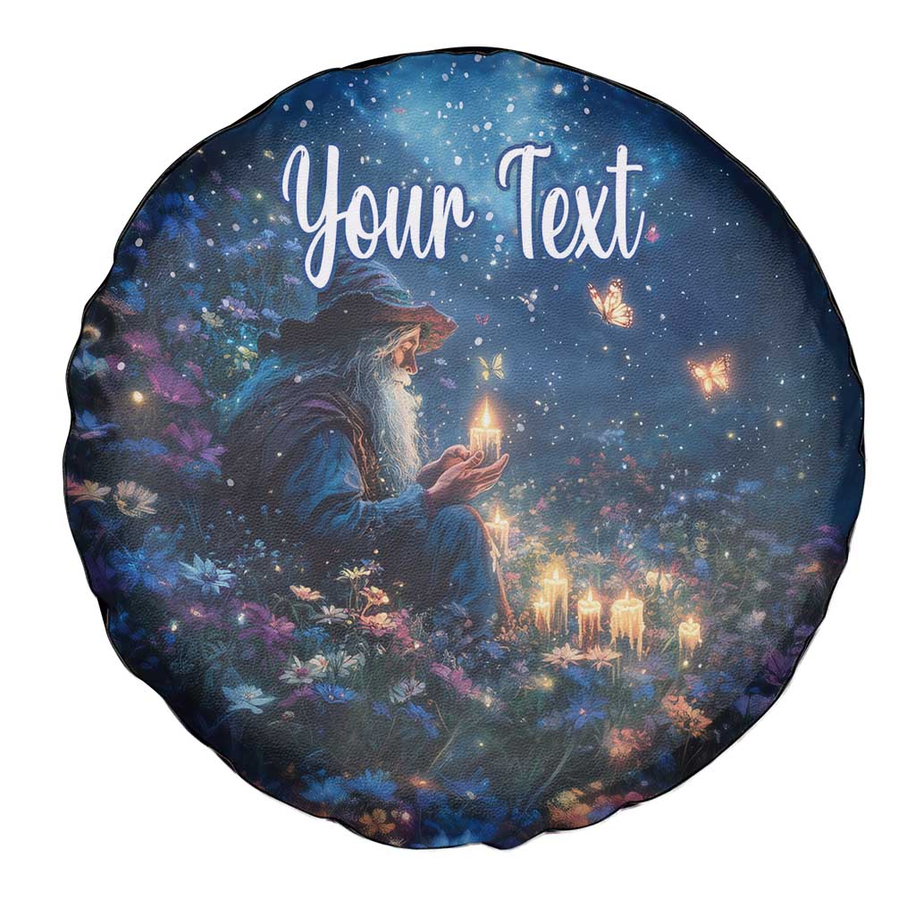 Personalized Iceland Yule Lads Christmas Spare Tire Cover Merry Kertasnikir Under Vibrant Flowers - Wonder Print Shop