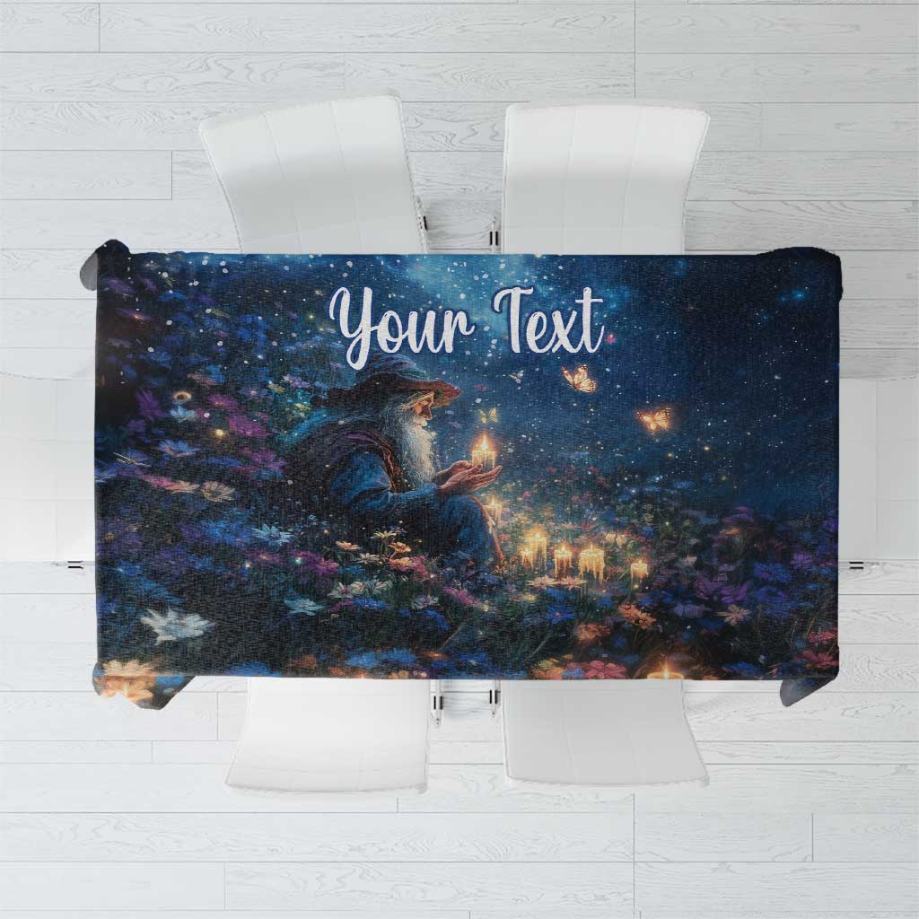 Personalized Iceland Yule Lads Christmas Tablecloth Merry Kertasnikir Under Vibrant Flowers - Wonder Print Shop