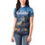 Personalized Iceland Yule Lads Christmas Women Polo Shirt Merry Kertasnikir Under Vibrant Flowers - Wonder Print Shop