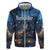 Personalized Iceland Yule Lads Christmas Zip Hoodie Merry Kertasnikir Under Vibrant Flowers - Wonder Print Shop