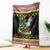 Six Seven Christmas Blanket Funny Santa and Green Hands - Wonder Print Shop