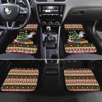 Six Seven Christmas Car Mats Funny Santa and Green Hands - Wonder Print Shop
