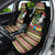 Six Seven Christmas Car Seat Cover Funny Santa and Green Hands - Wonder Print Shop