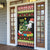 Six Seven Christmas Door Cover Funny Santa and Green Hands - Wonder Print Shop