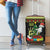 Six Seven Christmas Luggage Cover Funny Santa and Green Hands - Wonder Print Shop