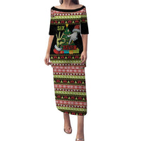 Six Seven Christmas Puletasi Funny Santa and Green Hands - Wonder Print Shop