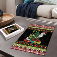 Six Seven Christmas Puzzle Funny Santa and Green Hands - Wonder Print Shop