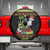 Six Seven Christmas Spare Tire Cover Funny Santa and Green Hands - Wonder Print Shop