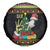 Six Seven Christmas Spare Tire Cover Funny Santa and Green Hands - Wonder Print Shop