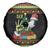 Six Seven Christmas Spare Tire Cover Funny Santa and Green Hands - Wonder Print Shop
