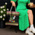 Six Seven Christmas Tote Bag Funny Santa and Green Hands - Wonder Print Shop