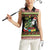 Six Seven Christmas Women Sleeveless Polo Shirt Funny Santa and Green Hands - Wonder Print Shop