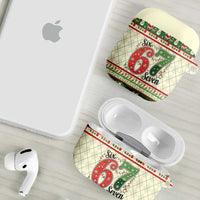 Funny Six Seven 67 Christmas AirPods Case Christmas Santa Patterns - Wonder Print Shop