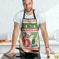 Funny Six Seven 67 Christmas Apron Christmas Santa Patterns - Wonder Print Shop