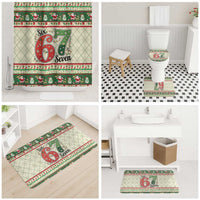 Funny Six Seven 67 Christmas Bathroom Set Christmas Santa Patterns - Wonder Print Shop