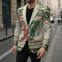 Funny Six Seven 67 Christmas Blazer Christmas Santa Patterns - Wonder Print Shop