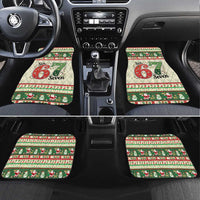 Funny Six Seven 67 Christmas Car Mats Christmas Santa Patterns - Wonder Print Shop