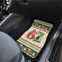 Funny Six Seven 67 Christmas Car Mats Christmas Santa Patterns - Wonder Print Shop
