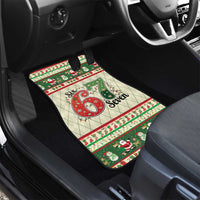 Funny Six Seven 67 Christmas Car Mats Christmas Santa Patterns - Wonder Print Shop