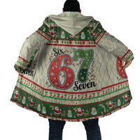 Funny Six Seven 67 Christmas Cloak Christmas Santa Patterns - Wonder Print Shop