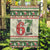 Funny Six Seven 67 Christmas Garden Flag Christmas Santa Patterns - Wonder Print Shop