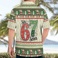 Funny Six Seven 67 Christmas Hawaiian Shirt Christmas Santa Patterns - Wonder Print Shop