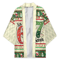 Funny Six Seven 67 Christmas Kimono Christmas Santa Patterns - Wonder Print Shop