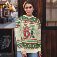 Funny Six Seven 67 Christmas Ugly Christmas Sweater Christmas Santa Patterns - Wonder Print Shop