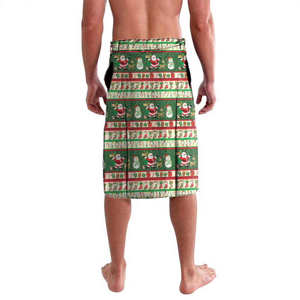 Funny Six Seven 67 Christmas Lavalava Christmas Santa Patterns - Wonder Print Shop