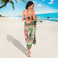 Funny Six Seven 67 Christmas Sarong Christmas Santa Patterns - Wonder Print Shop