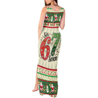 Funny Six Seven 67 Christmas Tank Maxi Dress Christmas Santa Patterns - Wonder Print Shop