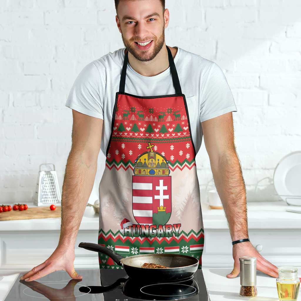 Hungary Christmas Apron Magyarorszag Boldog Karacsonyt - Wonder Print Shop