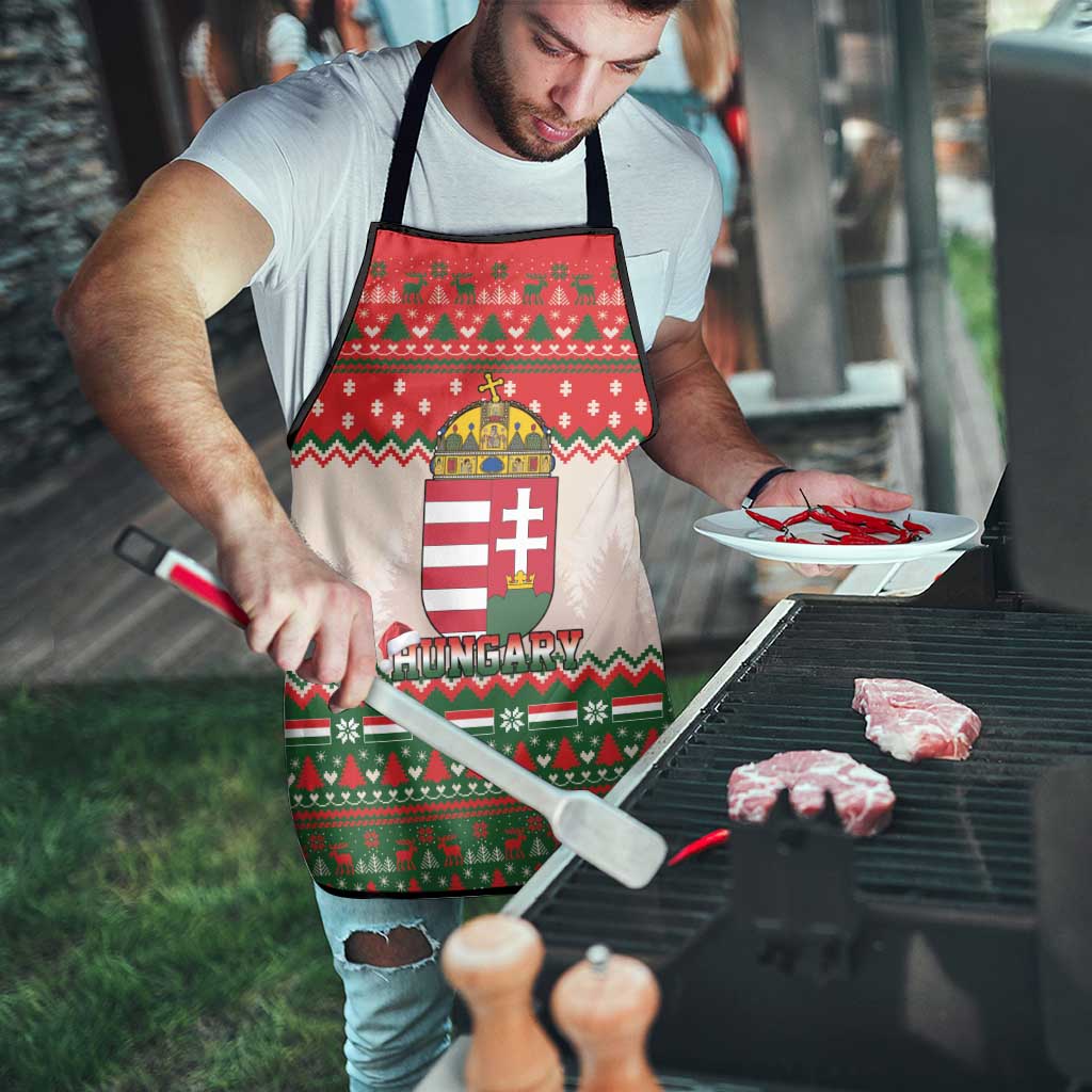 Hungary Christmas Apron Magyarorszag Boldog Karacsonyt - Wonder Print Shop
