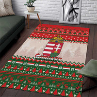 Hungary Christmas Area Rug Magyarorszag Boldog Karacsonyt - Wonder Print Shop