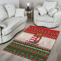Hungary Christmas Area Rug Magyarorszag Boldog Karacsonyt - Wonder Print Shop