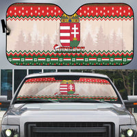 Hungary Christmas Auto Sun Shade Magyarorszag Boldog Karacsonyt - Wonder Print Shop