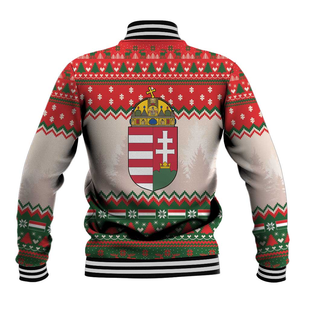 Hungary Christmas Baseball Jacket Magyarorszag Boldog Karacsonyt - Wonder Print Shop