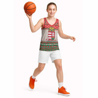 Hungary Christmas Basketball Jersey Magyarorszag Boldog Karacsonyt - Wonder Print Shop