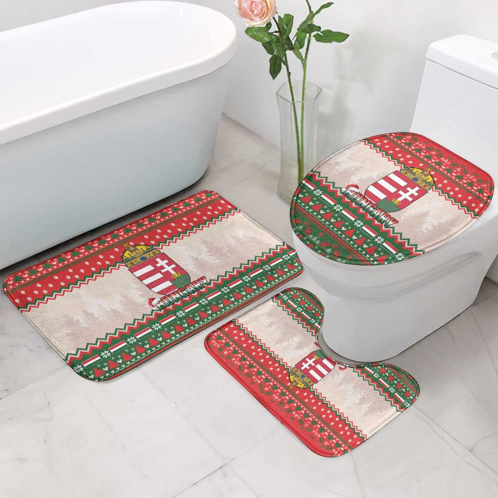 Hungary Christmas Bathroom Set Magyarorszag Boldog Karacsonyt - Wonder Print Shop