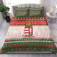 Hungary Christmas Bedding Set Magyarorszag Boldog Karacsonyt - Wonder Print Shop