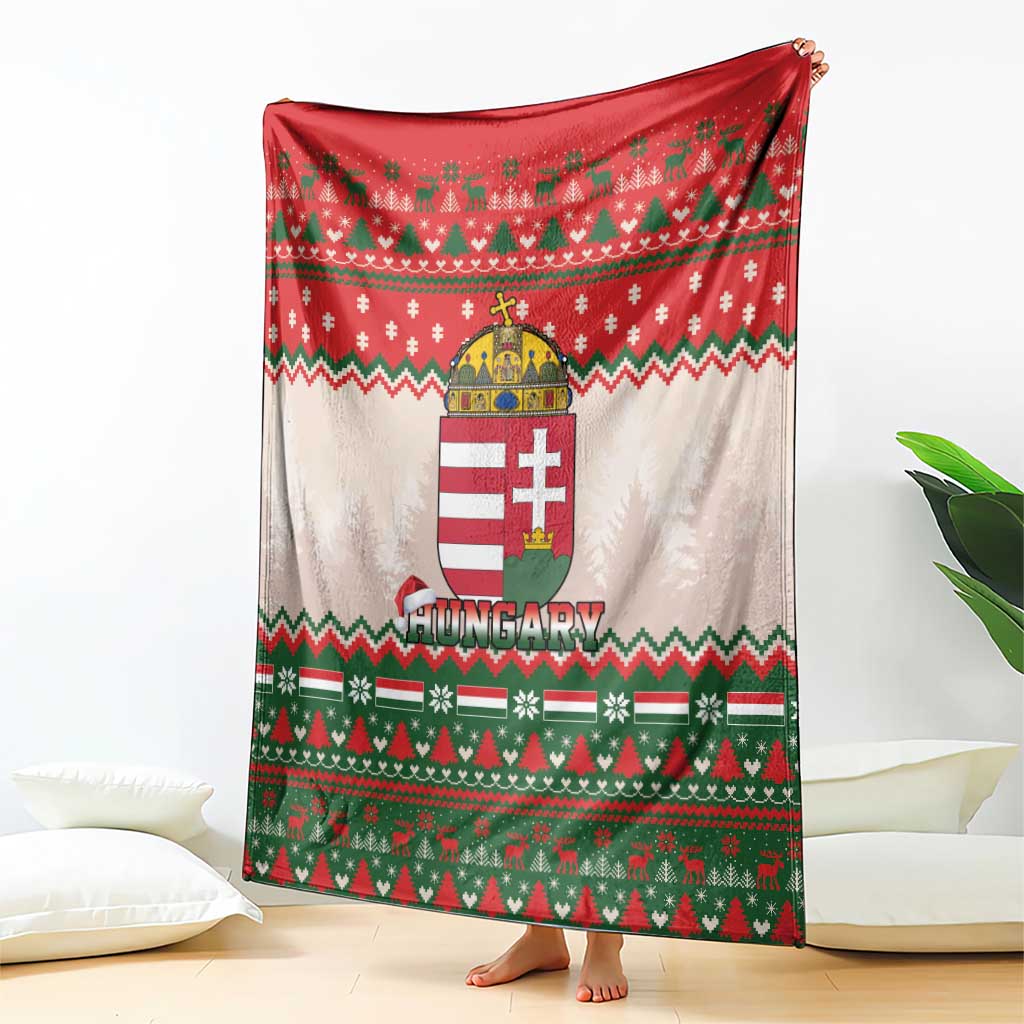 Hungary Christmas Blanket Magyarorszag Boldog Karacsonyt - Wonder Print Shop