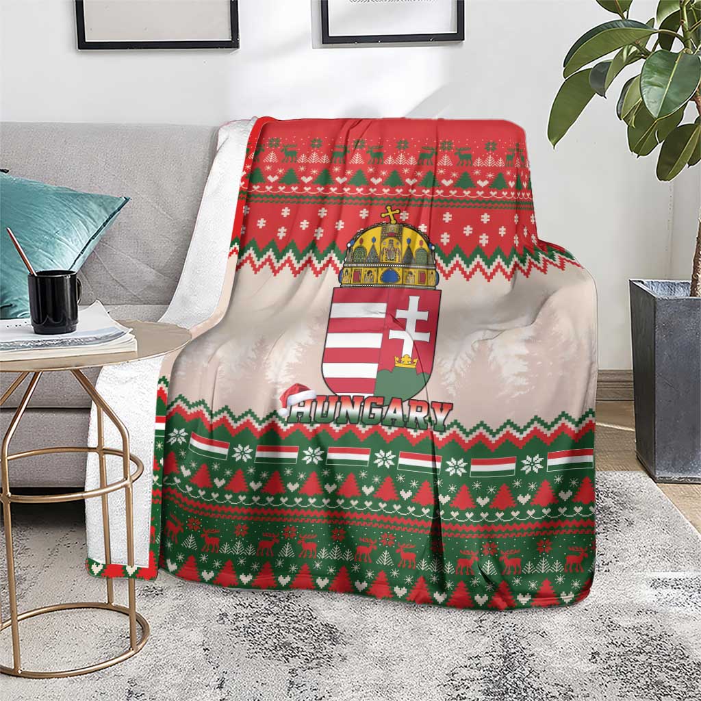 Hungary Christmas Blanket Magyarorszag Boldog Karacsonyt - Wonder Print Shop
