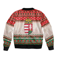 Hungary Christmas Bomber Jacket Magyarorszag Boldog Karacsonyt - Wonder Print Shop