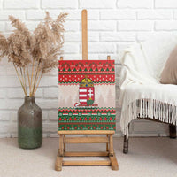 Hungary Christmas Canvas Wall Art Magyarorszag Boldog Karacsonyt - Wonder Print Shop