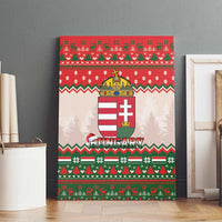 Hungary Christmas Canvas Wall Art Magyarorszag Boldog Karacsonyt - Wonder Print Shop