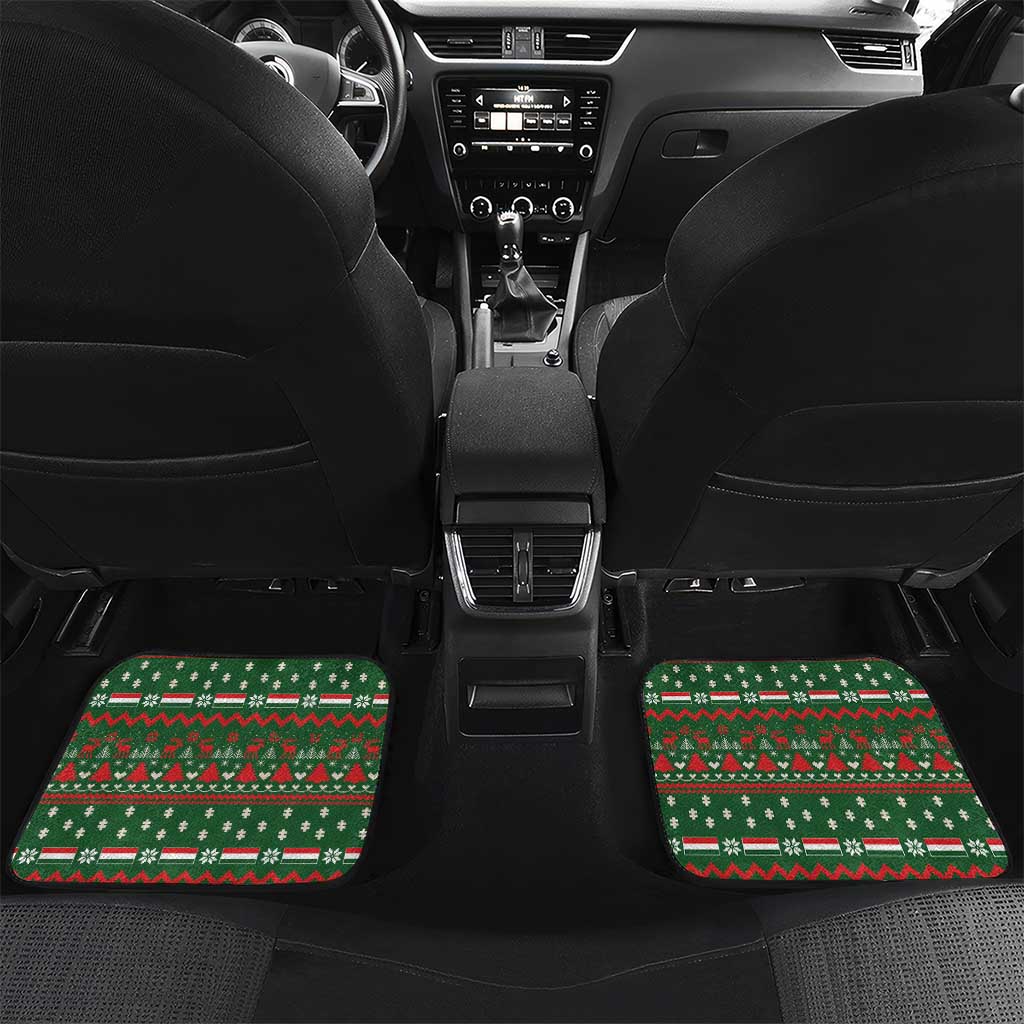 Hungary Christmas Car Mats Magyarorszag Boldog Karacsonyt - Wonder Print Shop